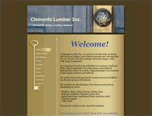 Tablet Screenshot of clementslumberinc.com